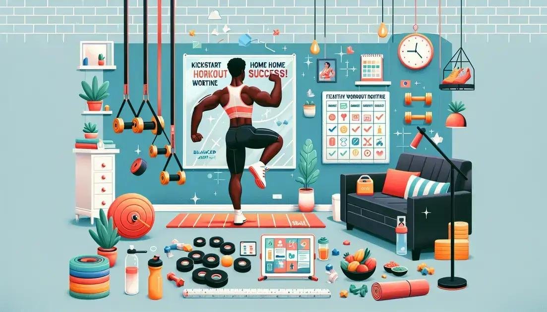 "Kickstart Your Home Workout Routine for Success!"